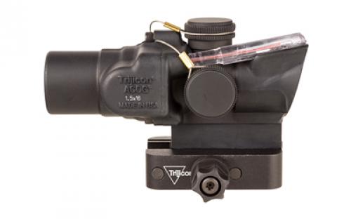 Trijicon ACOG, 1.5X16mm, Dual Illuminated Red Ring & 2 MOA Dot, Includes Q-LOC Mount, Matte Finish, Black TA44-C-400330