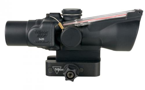Trijicon ACOG, 2X20mm, Dual Illuminated Red Crosshair, Includes Q-LOC Mount, Matte Finish, Black TA47-C-400343