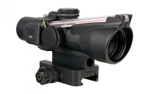 Trijicon ACOG, 2X20mm, Dual Illuminated RTR 9mm PCC Reticle, Includes Q-LOC Mount, Matte Finish, Black TA47-C-400387
