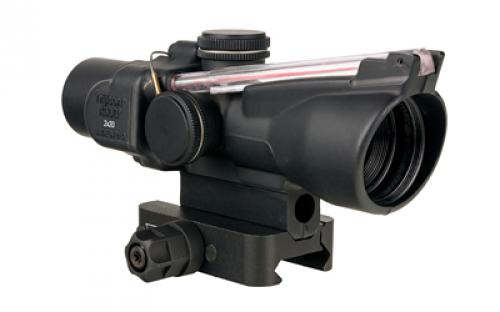 Trijicon ACOG, 2X20mm, Dual Illuminated RTR 223 Reticle, Includes Q-LOC Mount, Matte Finish, Black TA47-C-400388