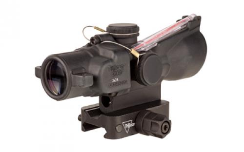 Trijicon ACOG, 3X24mm, Dual Illuminated Red Horseshoe/Dot 223/55 Grain, Includes Q-LOC Mount, Matte Finish, Black TA50-C-400348