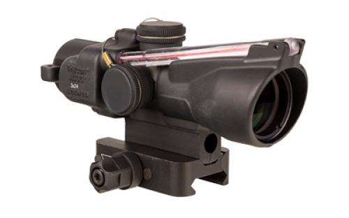 Trijicon ACOG, 3X24mm, Dual Illuminated Red Horseshoe/Dot 223/55 Grain, Includes Q-LOC Mount, Matte Finish, Black TA50-C-400348
