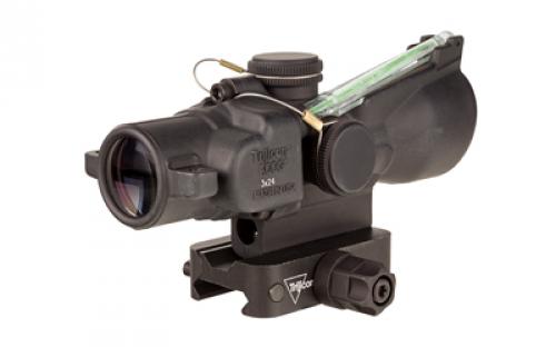 Trijicon ACOG, 3X24mm, Dual Illuminated Green Horseshoe/Dot 223/55 Grain, Includes Q-LOC Mount, Matte Finish, Black TA50-C-400350