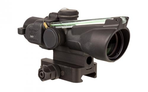 Trijicon ACOG, 3X24mm, Dual Illuminated Green Horseshoe/Dot 223/55 Grain, Includes Q-LOC Mount, Matte Finish, Black TA50-C-400350