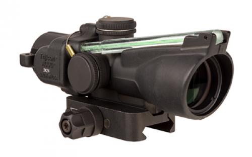Trijicon ACOG, 3X24mm, Dual Illuminated Green Horseshoe/Dot 7.62X39/123 Grain, Includes Q-LOC Mount, Matte Finish, Black TA50-C-400362