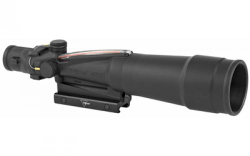 Trijicon ACOG Rifle Scope, 5.5X50, Red Chevron Reticle .308, Includes Flattop Adapter, Matte Finish TA55A