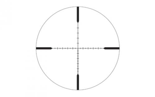 Trijicon Tenmile 4-24x50mm Second Focal Plane Riflescope with Red LED Dot, MRAD Ranging, 30mm Tube, Matte Black, Exposed Elevation Adjuster with Return to Zero Feature TM42450-C-3000007