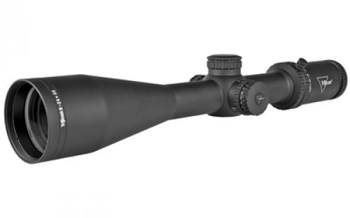 Trijicon Tenmile 6-24x50mm Second Focal Plane Riflescope with Green LED Dot, MRAD Ranging, 30mm Tube, Matte Black, Low Capped Adjusters TM62450-C-3000006