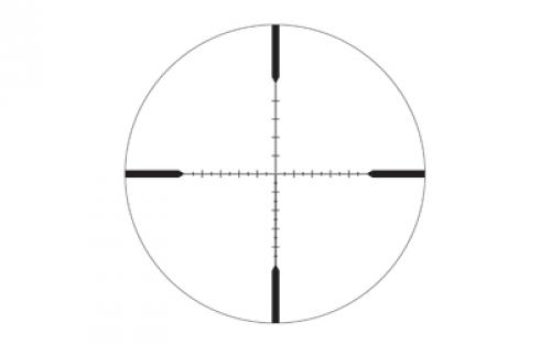 Trijicon Tenmile 6-24x50mm Second Focal Plane Riflescope with Green LED Dot, MRAD Ranging, 30mm Tube, Matte Black, Low Capped Adjusters TM62450-C-3000006