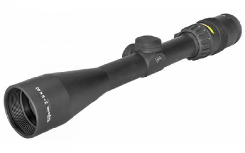 Trijicon AccuPoint 3-9x40mm Riflescope Standard Duplex Crosshair with Green Dot, 1 in. Tube, Matte Black, Capped Adjusters TR20-1