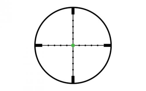 Trijicon AccuPoint, Rifle Scope, 3-9X40mm, Mil-Dot Reticle with Green LED, Matte Finish TR20-2G
