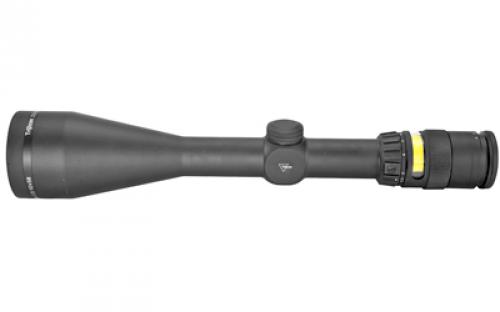 Trijicon AccuPoint 2.5-10x56mm Riflescope Standard Duplex Crosshair with Amber Dot, 30mm Tube, Matte Black, Capped Adjusters TR22-1