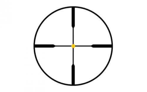 Trijicon AccuPoint 2.5-10x56mm Riflescope Standard Duplex Crosshair with Amber Dot, 30mm Tube, Matte Black, Capped Adjusters TR22-1