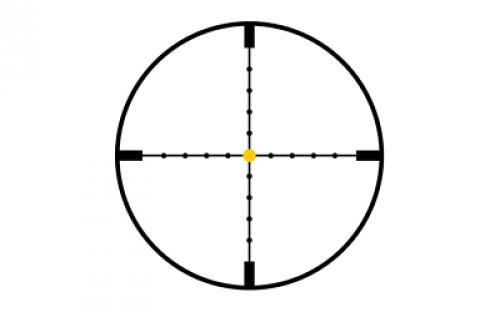 Trijicon AccuPoint 2.5-10x56mm Riflescope MIL-Dot Crosshair with Amber Dot, 30mm Tube, Matte Black, Capped Adjusters TR22-2