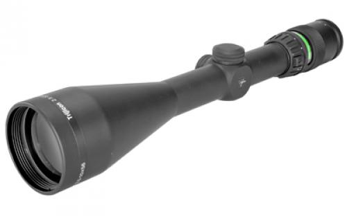 Trijicon AccuPoint 2.5-10x56mm Riflescope with BAC, Green Triangle Post Reticle, 30mm Tube, Matte Black, Capped Adjusters TR22G