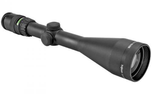 Trijicon AccuPoint 2.5-10x56mm Riflescope with BAC, Green Triangle Post Reticle, 30mm Tube, Matte Black, Capped Adjusters TR22G