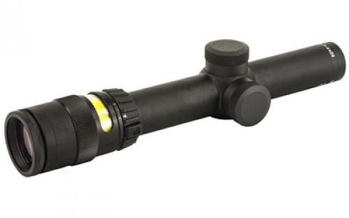Trijicon Accupoint Rifle Scope, 1-4X24mm, 30mm, German #4 Crosshair With Green Dot Reticle, Matte TR24-3G