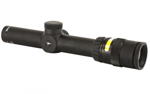 Trijicon Accupoint Rifle Scope, 1-4X24mm, 30mm, German #4 Crosshair With Green Dot Reticle, Matte TR24-3G