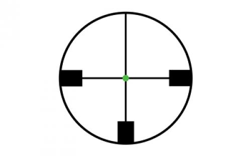 Trijicon Accupoint Rifle Scope, 1-4X24mm, 30mm, German #4 Crosshair With Green Dot Reticle, Matte TR24-3G