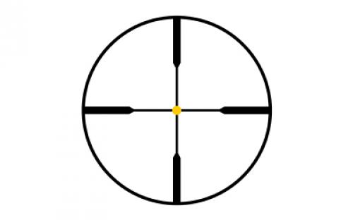Trijicon AccuPoint 1-4x24mm Riflescope Standard Duplex Crosshair with Amber Dot, 30mm Tube, Matte Black, Capped Adjusters TR24-C-200070