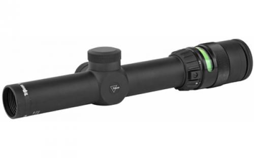 Trijicon AccuPoint Rifle Scope, 1-4X24mm, 30mm, Green Triangle, Matte Black Finish TR24G