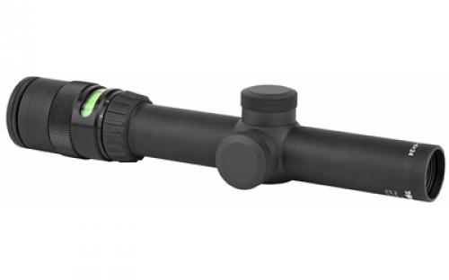 Trijicon AccuPoint Rifle Scope, 1-4X24mm, 30mm, Green Triangle, Matte Black Finish TR24G