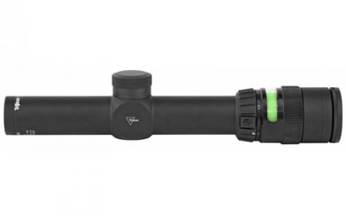 Trijicon AccuPoint Rifle Scope, 1-4X24mm, 30mm, Green Triangle, Matte Black Finish TR24G