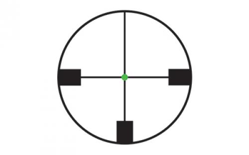 Trijicon AccuPoint 1-6x24mm Riflescope German #4 Crosshair with Green Dot, 30mm Tube, Matte Black, Capped Adjusters TR25-C-200083