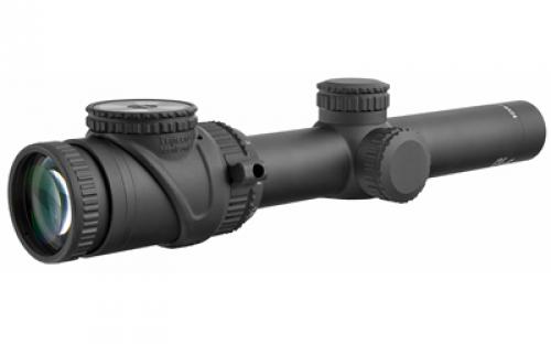 Trijicon AccuPoint 1-6x24mm Riflescope with BAC, Amber Triangle Post Reticle, 30mm Tube, Matte Black, Capped Adjusters TR25-C-200091