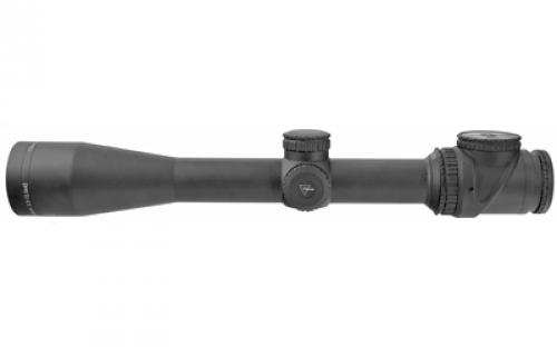 Trijicon AccuPoint 2.5-12.5x42mm Riflescope with BAC, Green Triangle Post Reticle, 30mm Tube, Matte Black, Capped Adjusters TR26-C-200107