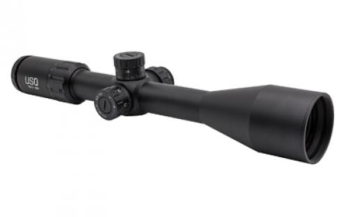 US Optics TS Series Rifle Scope, 5-25X50mm, 30mm Main Tube, Front Focal Plane, 1/10 Mil Adjustments, Black Finish, Illuminated CMS Reticle TS-25X CMS