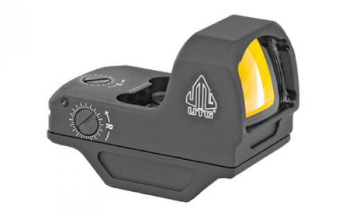 Leapers, Inc. - UTG OP3 Micro, Red Dot, Black, 4 MOA, Includes Low Profile Picatinny Base, Utilizes Docter Footprint OP-RDM20R