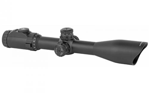 Leapers, Inc. - UTG AccuShot, Rifle Scope, 3-12X 44, 30MM Rings, 36-Color Mil-Dot Reticle, Black SCP3-U312AOIEW