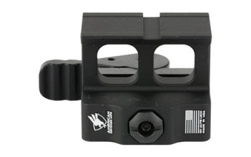 American Defense Mfg. AD-509T, Optic Mount, Lower 1/3 Height, Anodized Finish, Black, Quick Release, Fits Holosun 509T Footprint AD-509T-11-STD
