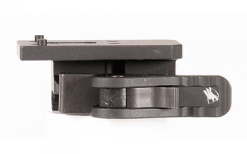 American Defense Mfg. AD-AEMS, Optic Mount, Lower 1/3 Height, Anodized Finish, Black, Quick Release, Fits Holosun 510C AD-AEMS-11-STD