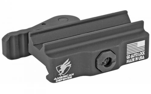 American Defense Mfg. AD-B2 Modular Base, Quick Detach, Fits Mini ACOG, Black AD-B2-STD