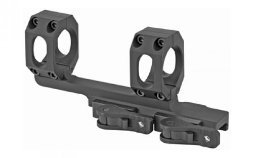 American Defense Mfg. AD-RECON Scope Mount, Dual Quick Detach, Vertical Spit Rings, 2" Offset, 30MM, Standard Height, Black AD-RECON-30-STD