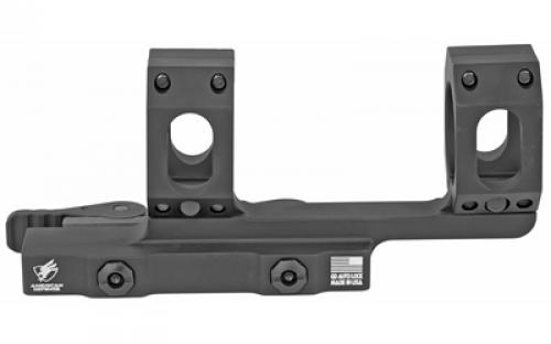 American Defense Mfg. AD-RECON Scope Mount, Dual Quick Detach, Vertical Spit Rings, 2" Offset, 30MM, Standard Height, Black AD-RECON-30-STD