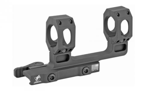 American Defense Mfg. AD-RECON Scope Mount, Dual Quick Detach, Vertical Spit Rings, 2 Offset, 30MM, High Height, Black AD-RECON-H-30-STD