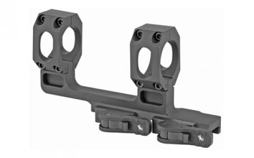 American Defense Mfg. AD-RECON Scope Mount, Dual Quick Detach, Vertical Spit Rings, 2" Offset, 30MM, High Height, Black AD-RECON-H-30-STD