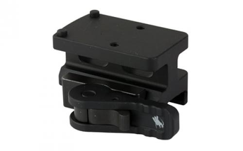 American Defense Mfg. QD Mount, AD-RMR, Fits Trijicon RMR, Lightweight, Co-Witness Height, Black AD-RMR-LW-10-STD