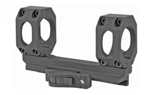 American Defense Mfg. AD-Scout-S Mount, Quick Detach, Vertical Split Rings, 30MM, Black AD-SCOUT-S-30-STD