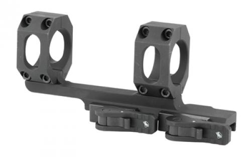 American Defense Mfg. AD-Recon Scope Mount, Dual Quick Detach,  Vertical Spit Rings, 20 MOA, 2" Offset, 30MM, Standard Height, Black AD-RECON-20MOA-30-STD