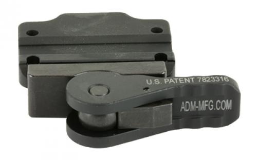 American Defense Mfg. Mount, Quick Detach, Fits Trijicon MRO, Low Profile Height, Black AD-MRO-L-STD