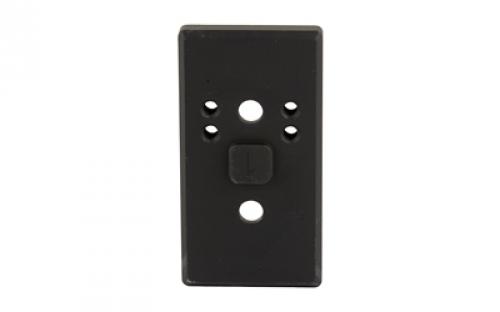 Arisaka Defense Optic Plate, Anodized Finish, Black, Fits Arisaka Offset Optic Mount, For Docter/Vortex OOM-P1
