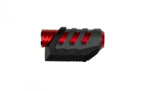 Real Avid Viz-Max Laser Bore Sighter, Green Laser, Fits Multiple Rifle Calibers, Includes Battery, Black and Red, Batteries Not Included AVVMBS