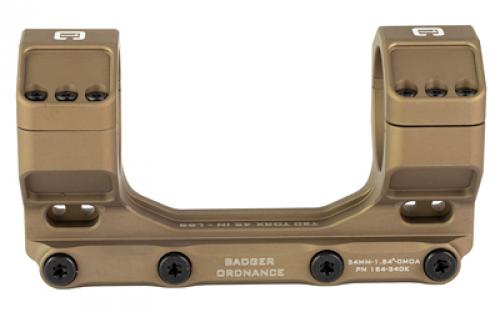 Badger Ordnance Condition One Max, Mount, 34mm, 1.54" Height, Fits Picatinny, Anodized Finish, Tan 154-340K