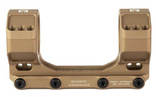 Badger Ordnance Condition One Max, Mount, 35mm, 1.54" Height, Fits Picatinny, Anodized Finish, Tan 154-350K