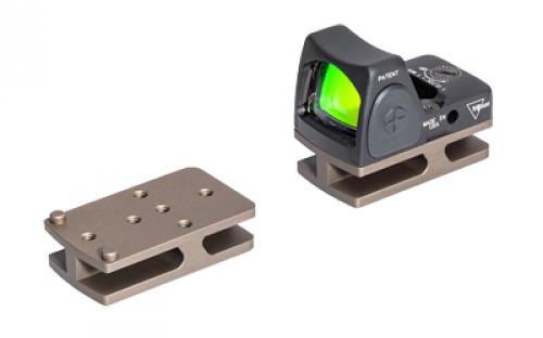 Badger Ordnance Condition One Micro Sight Mount, For C1 J-Arm Only, Fits Trijicon RMR, Tan 200-13