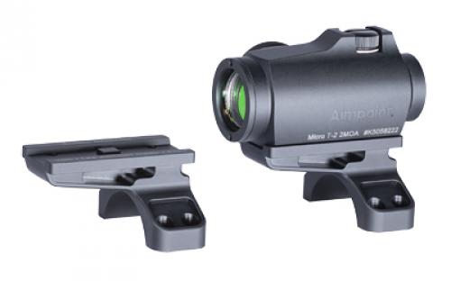 Badger Ordnance Condition One Micro Sight Mount, Allows for Mount ing the Aimpoint T-2 Footprint at 12 O'Clock on Optic, Compatible with 30mm C1 Mount, Anodized Finish, Black 700-110B
